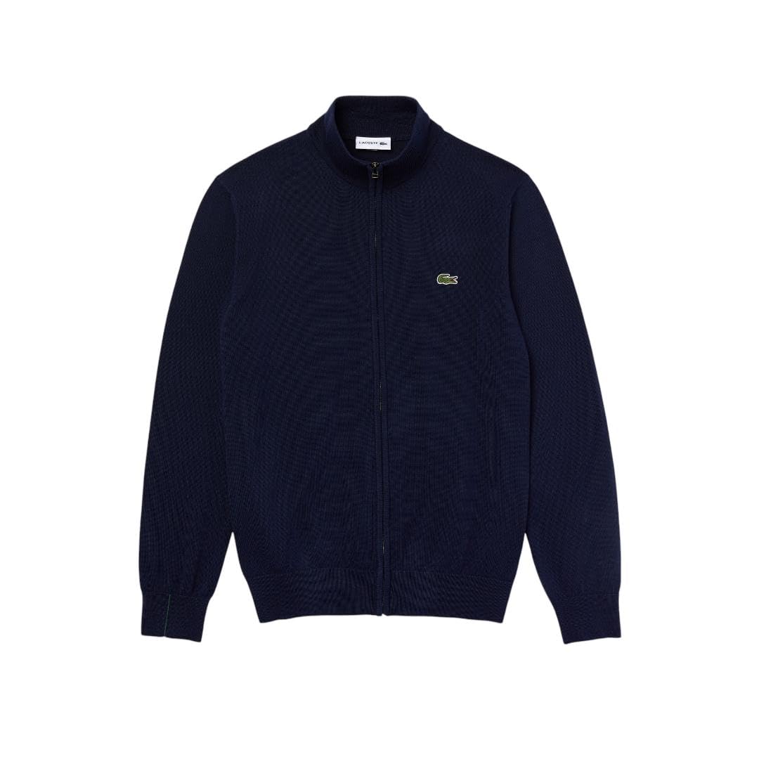 Lacoste Men's Zipped High Neck Cotton Sweater
