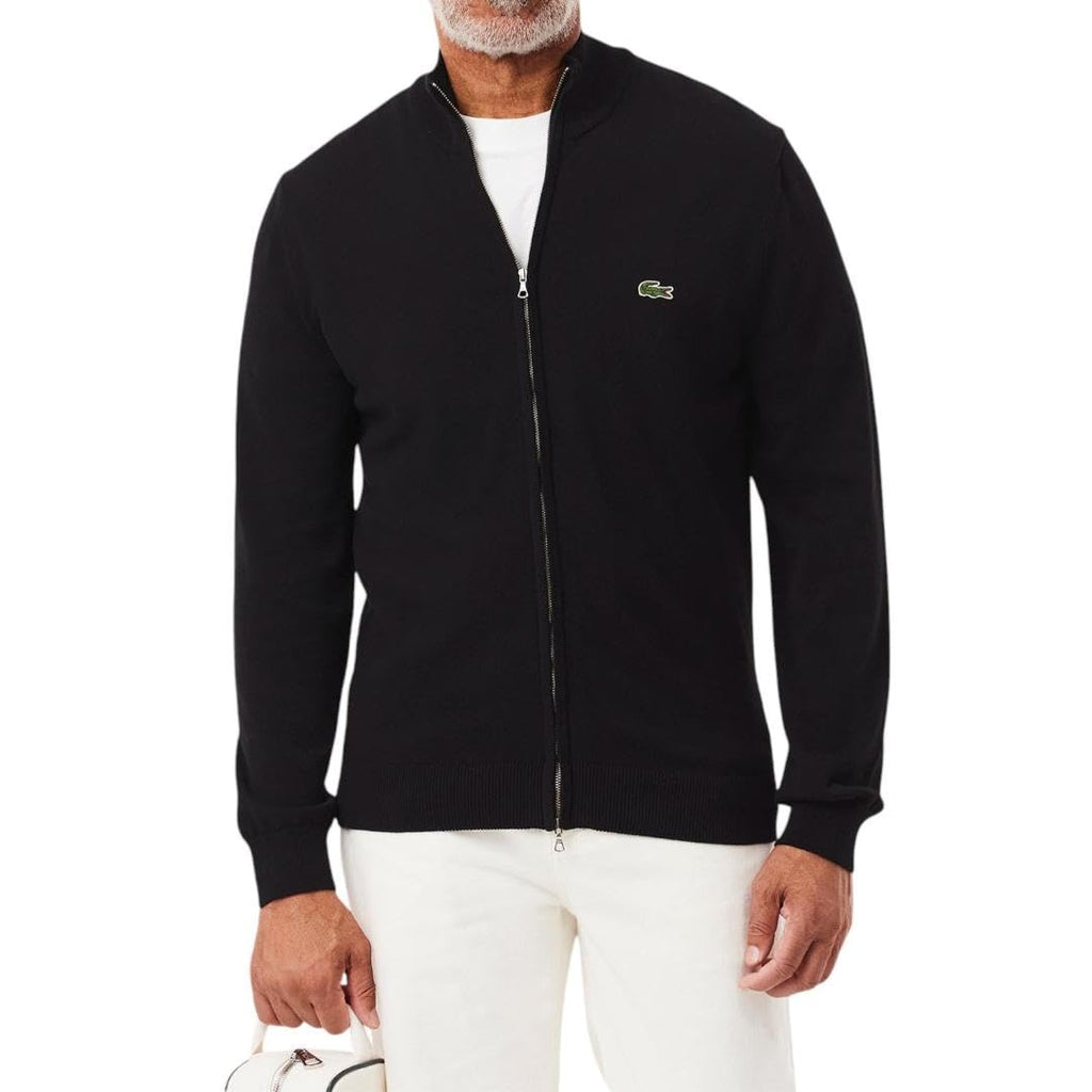 Lacoste Men's Zipped High Neck Cotton Sweater