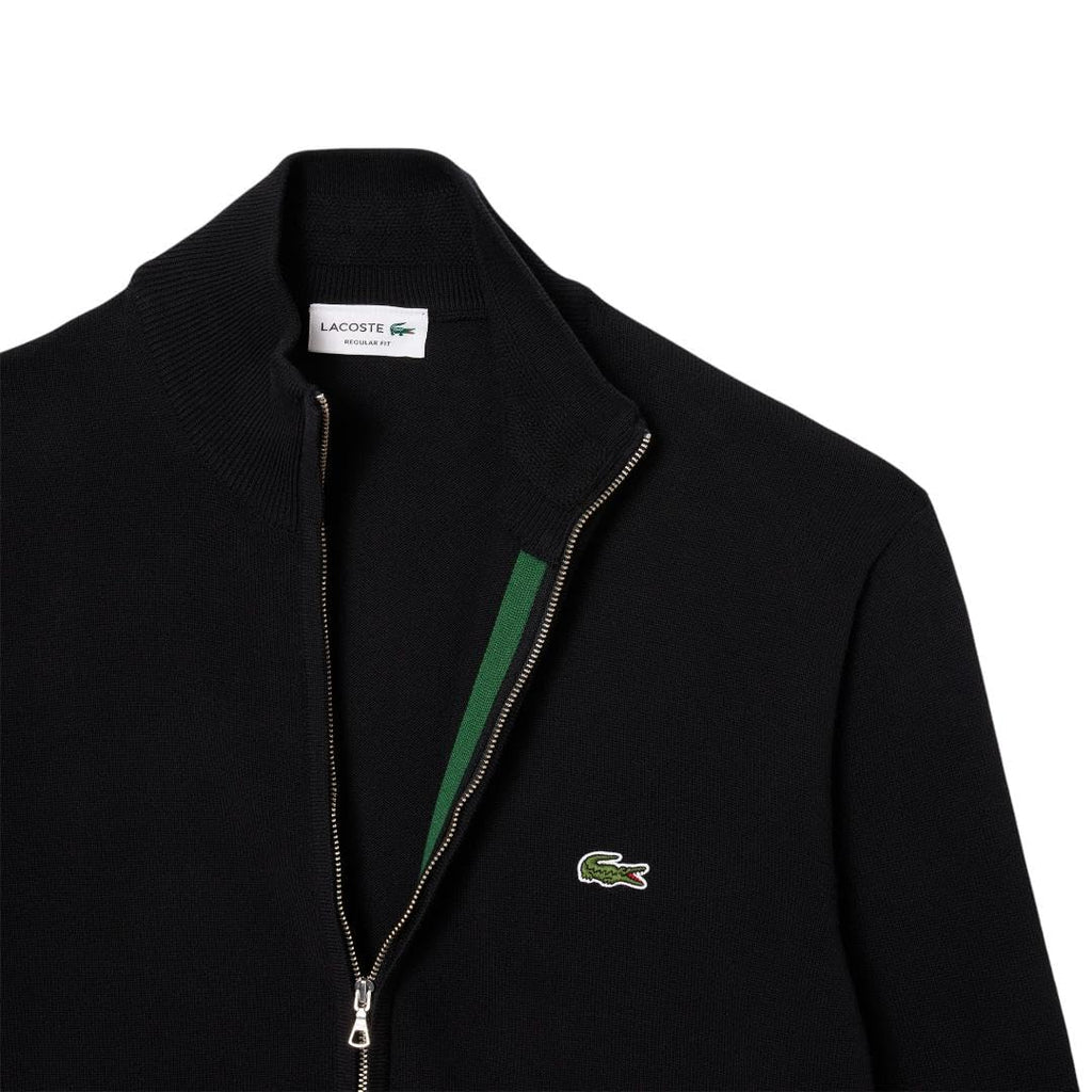 Lacoste Men's Zipped High Neck Cotton Sweater