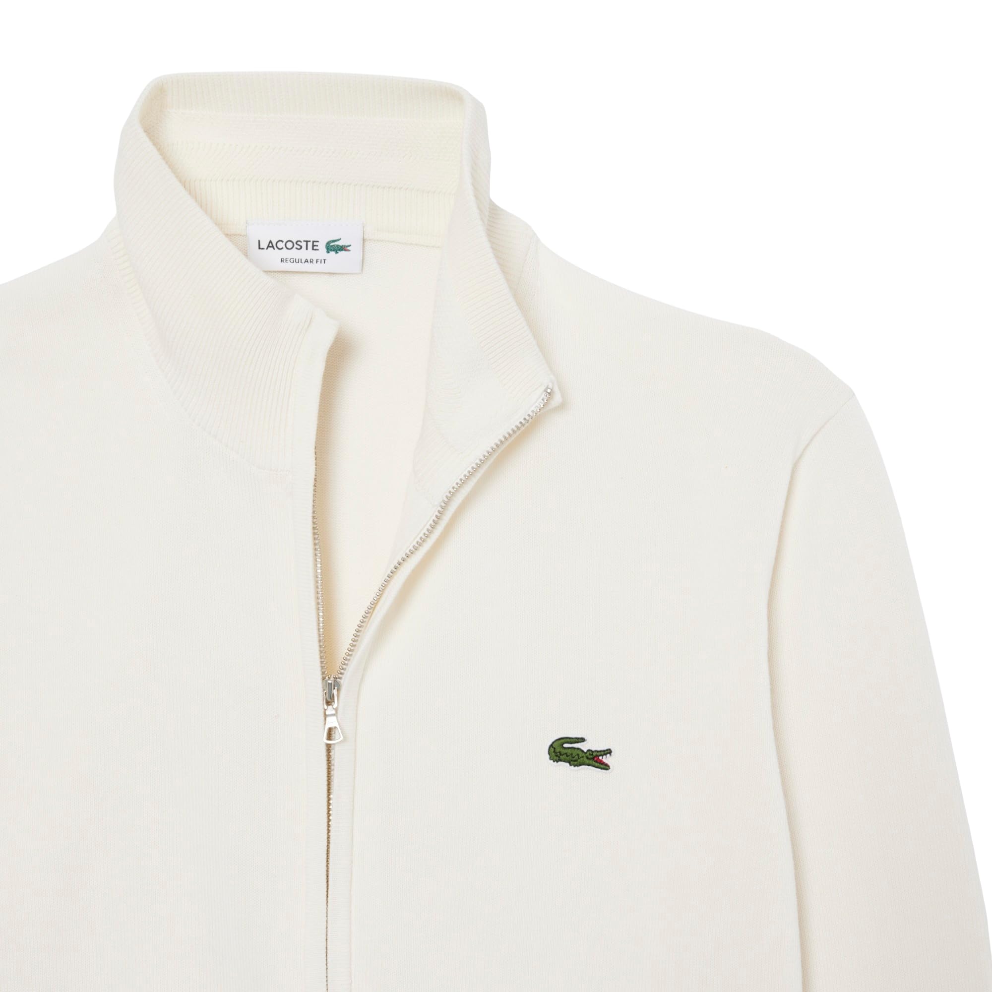 Lacoste Men's Zipped High Neck Cotton Sweater