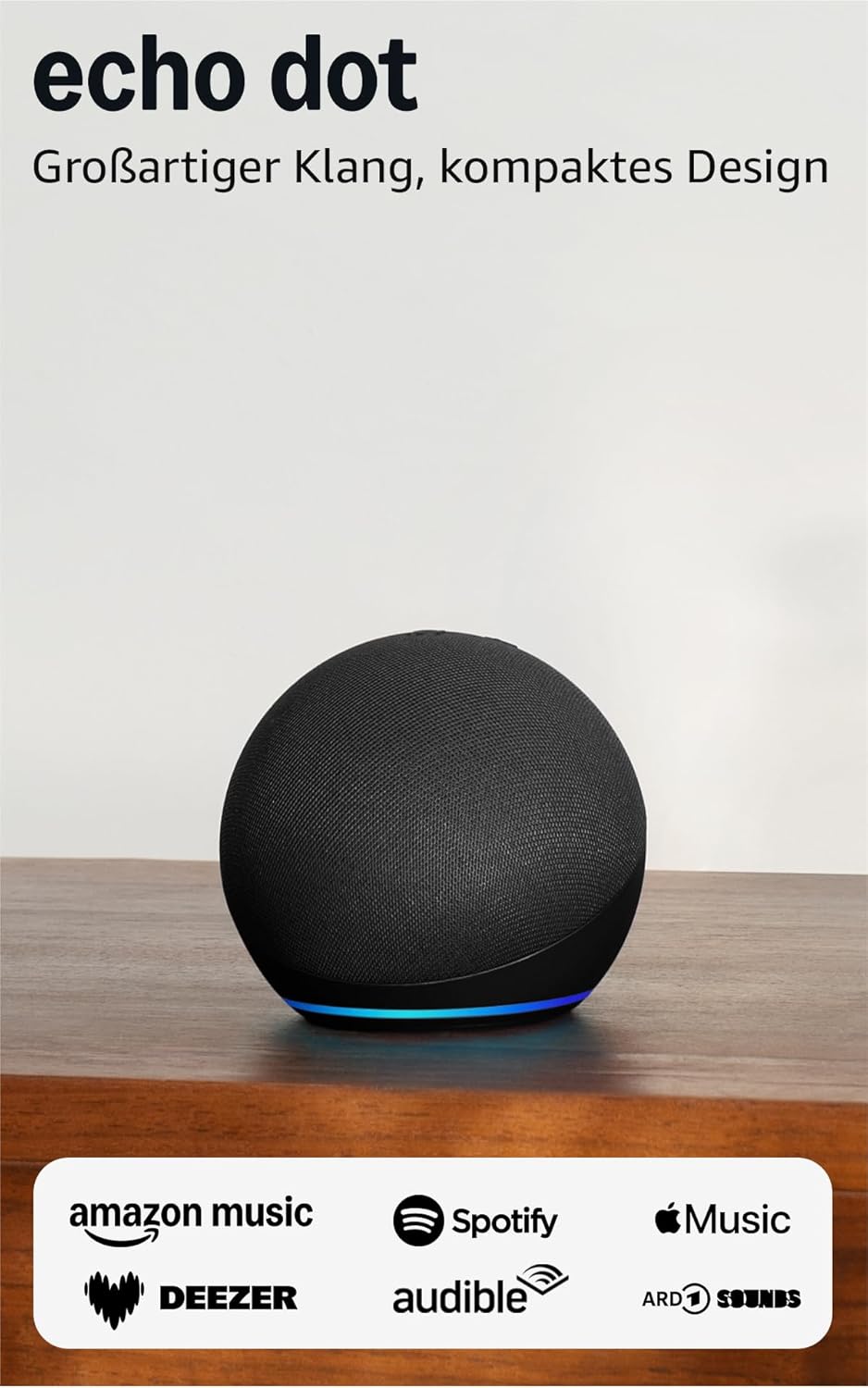 Echo Dot (Newest gen) smart speaker with Alexa | Charcoal