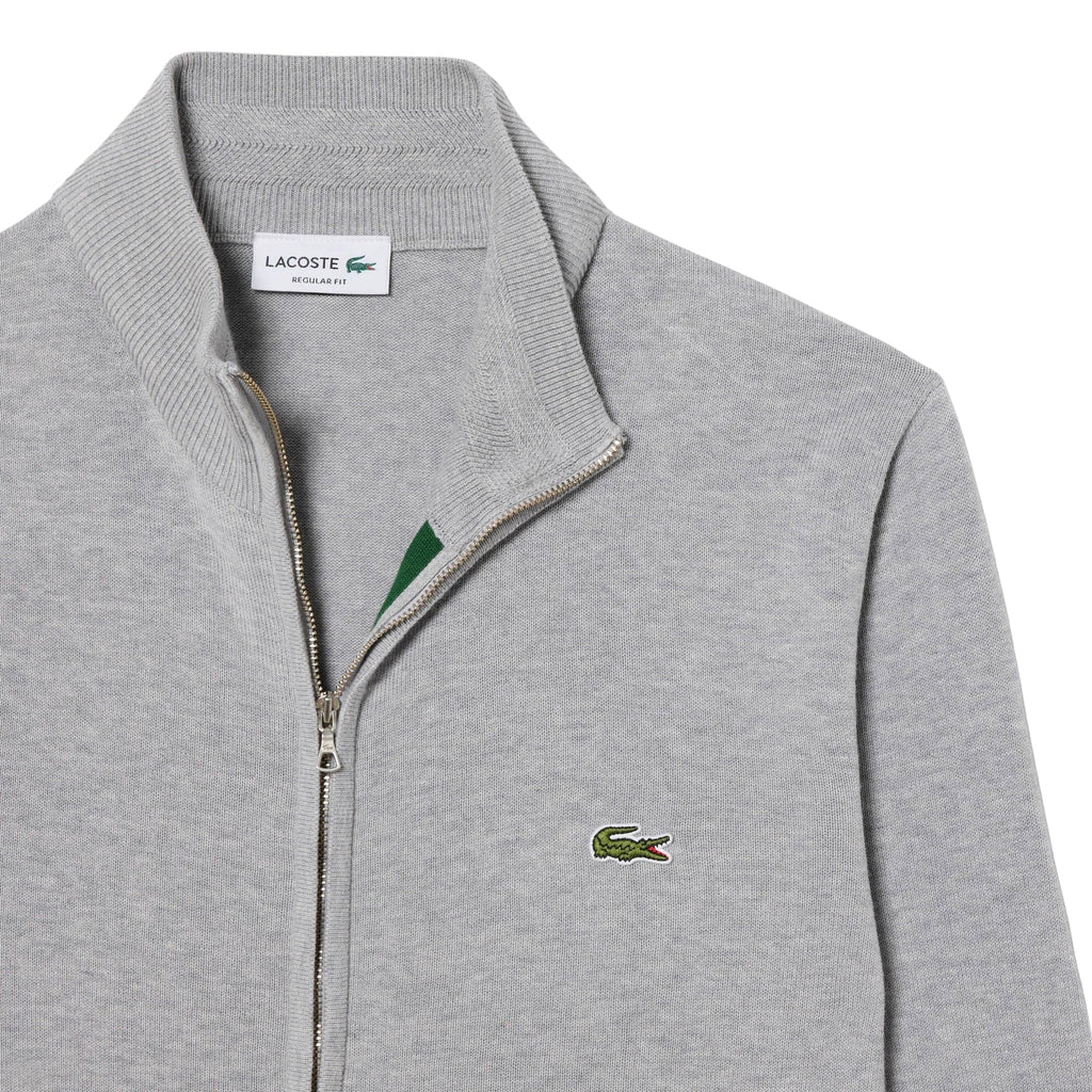 Lacoste Men's Zipped High Neck Cotton Sweater